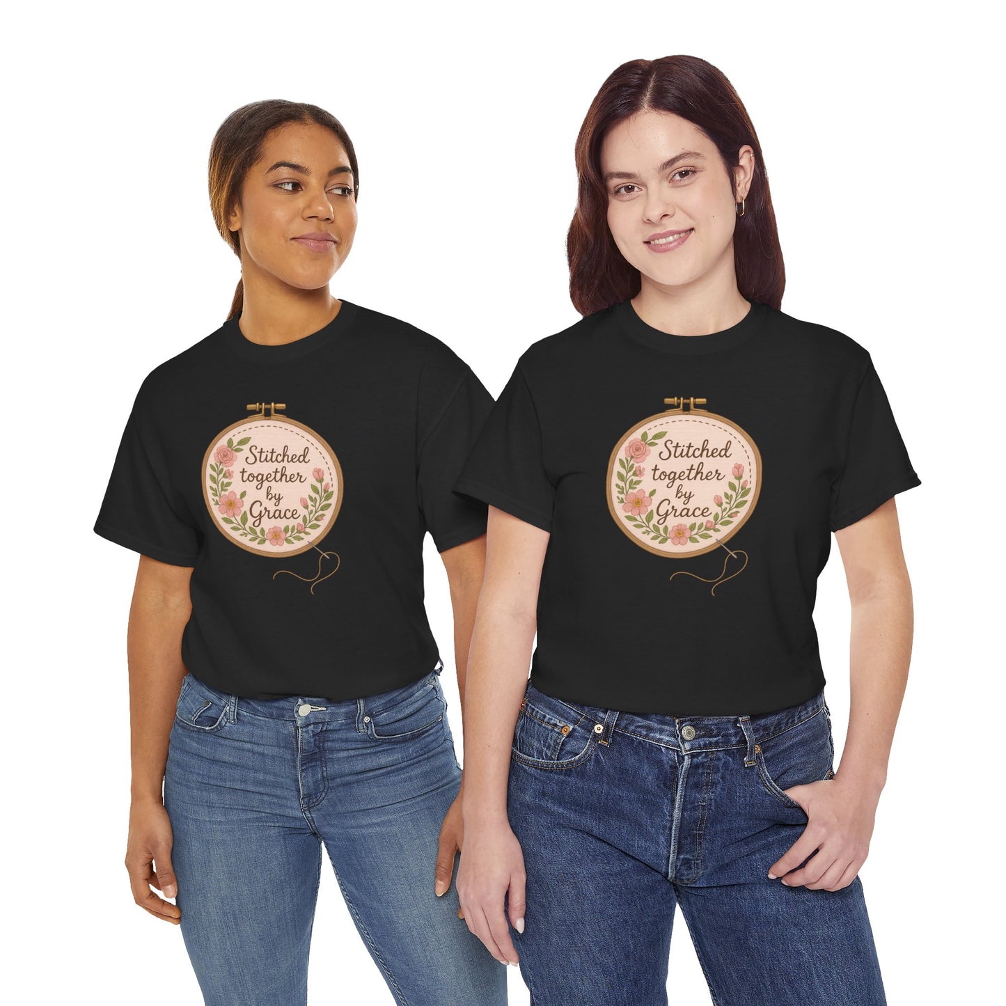 Stitched Together by Grace Floral Tee