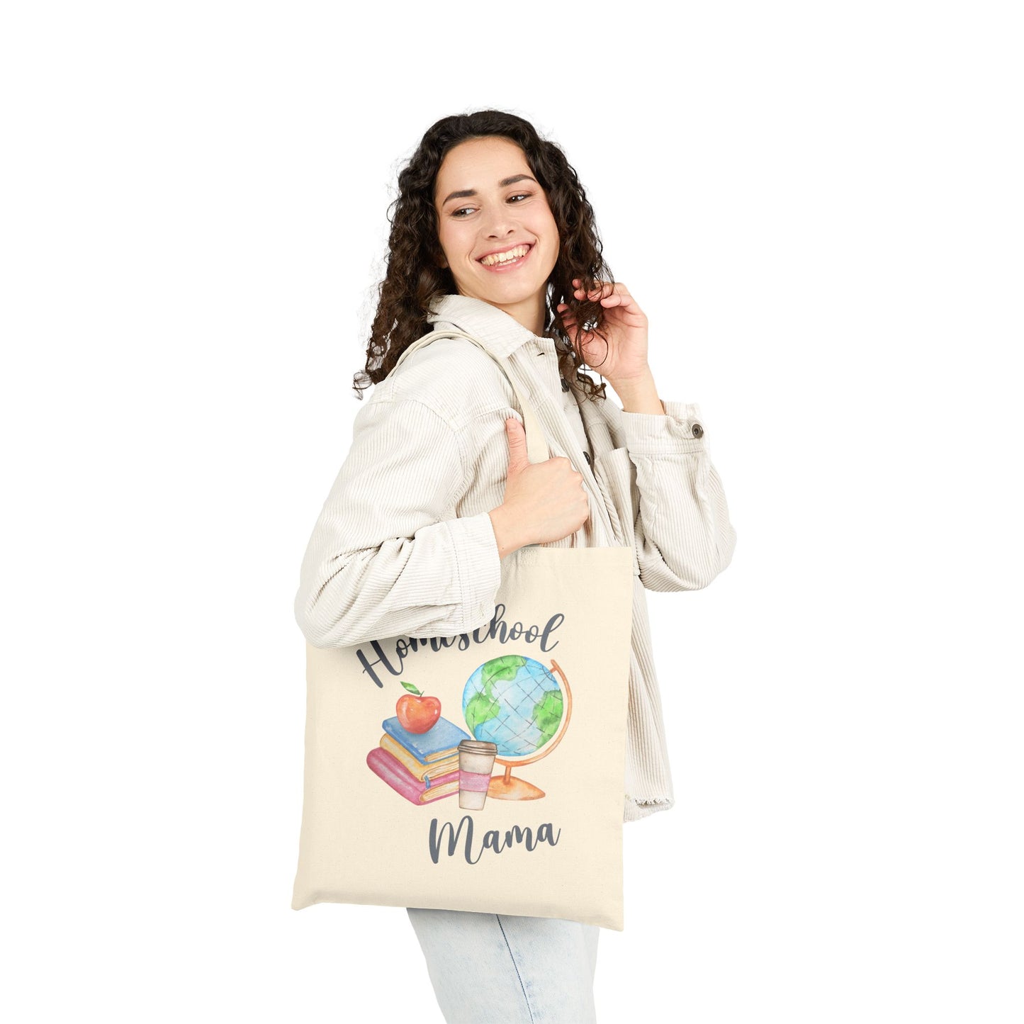 Homeschool Mama Globe Tote Bag