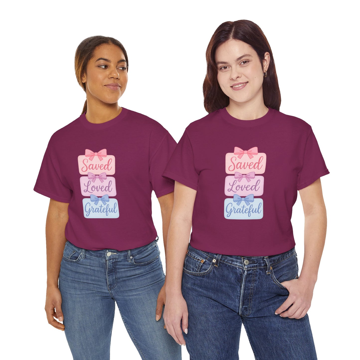 Saved Loved Grateful Tee