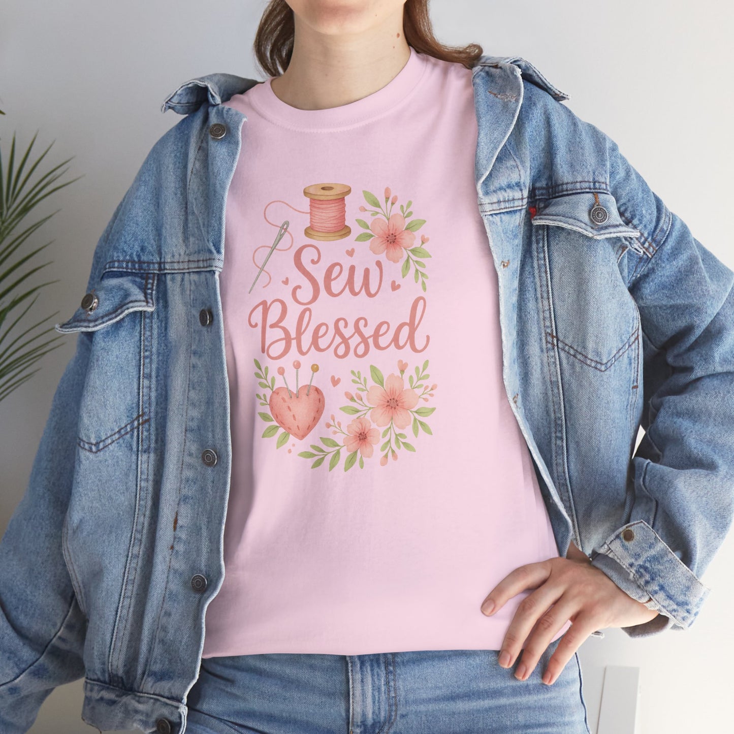 Sew Blessed Floral Tee