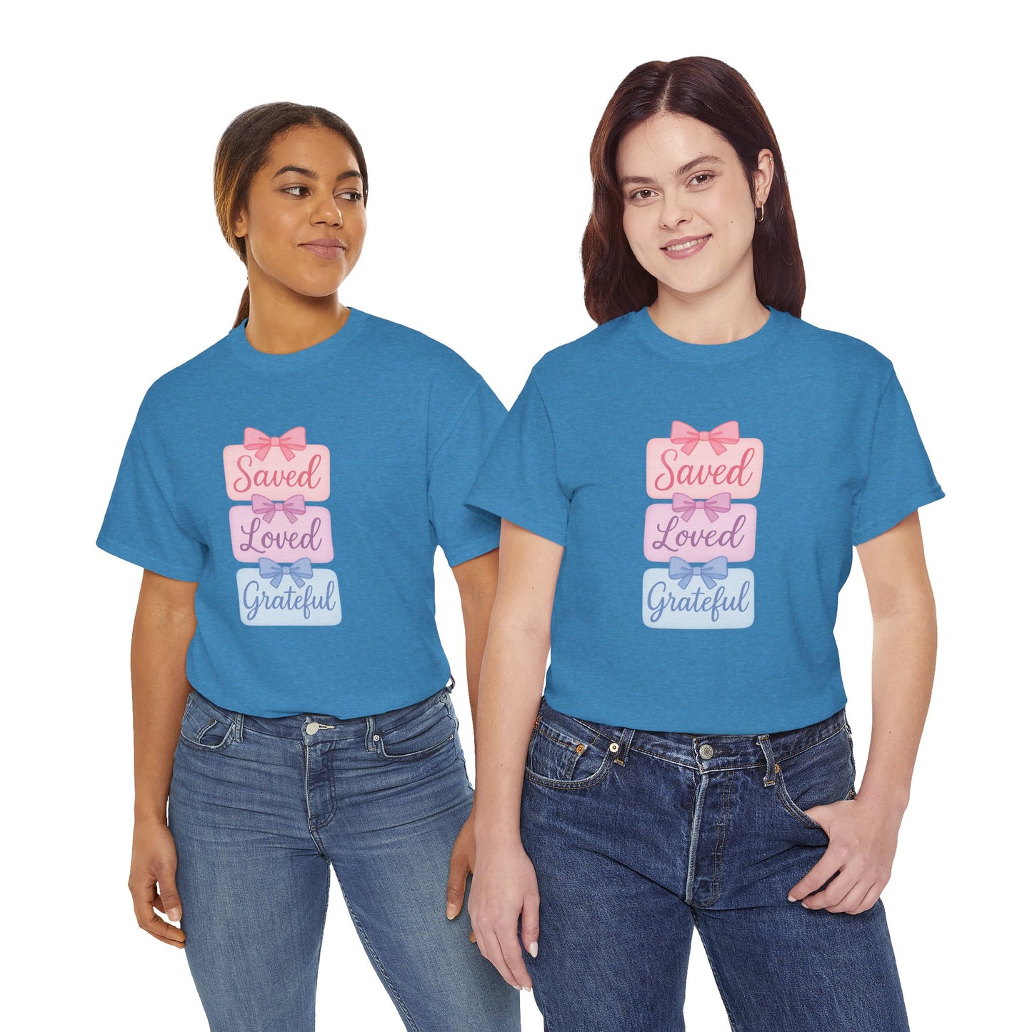 Saved Loved Grateful Tee