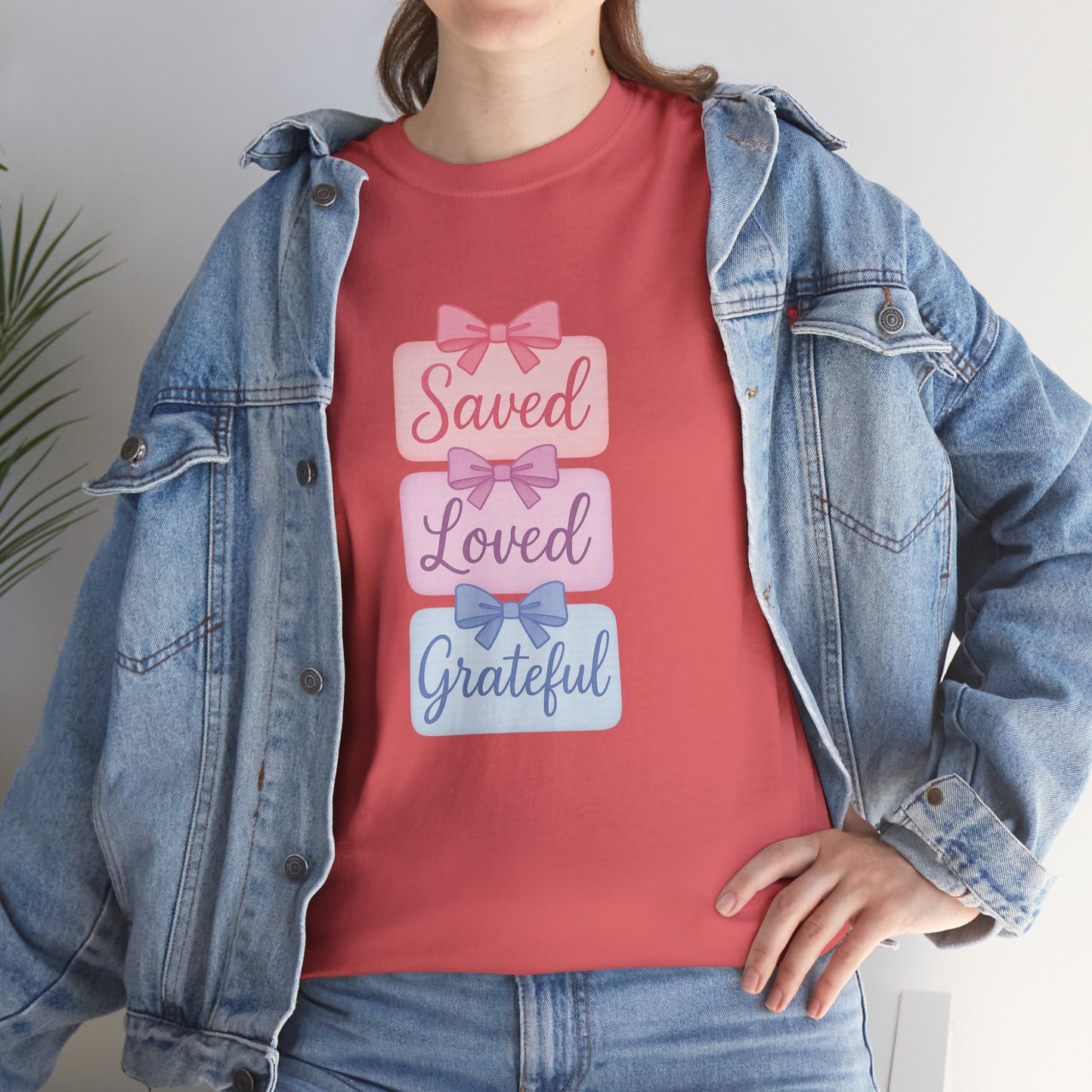 Saved Loved Grateful Tee