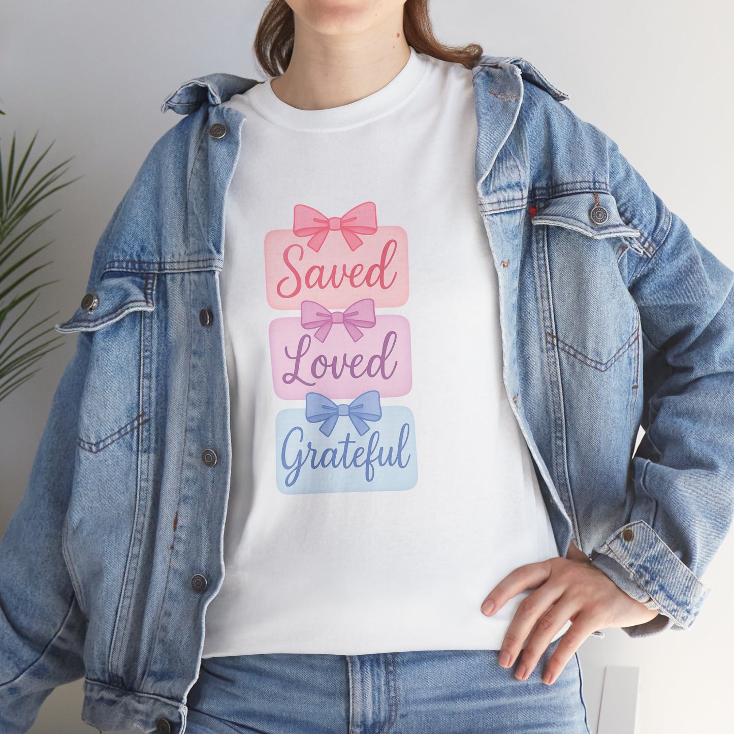 Saved Loved Grateful Tee