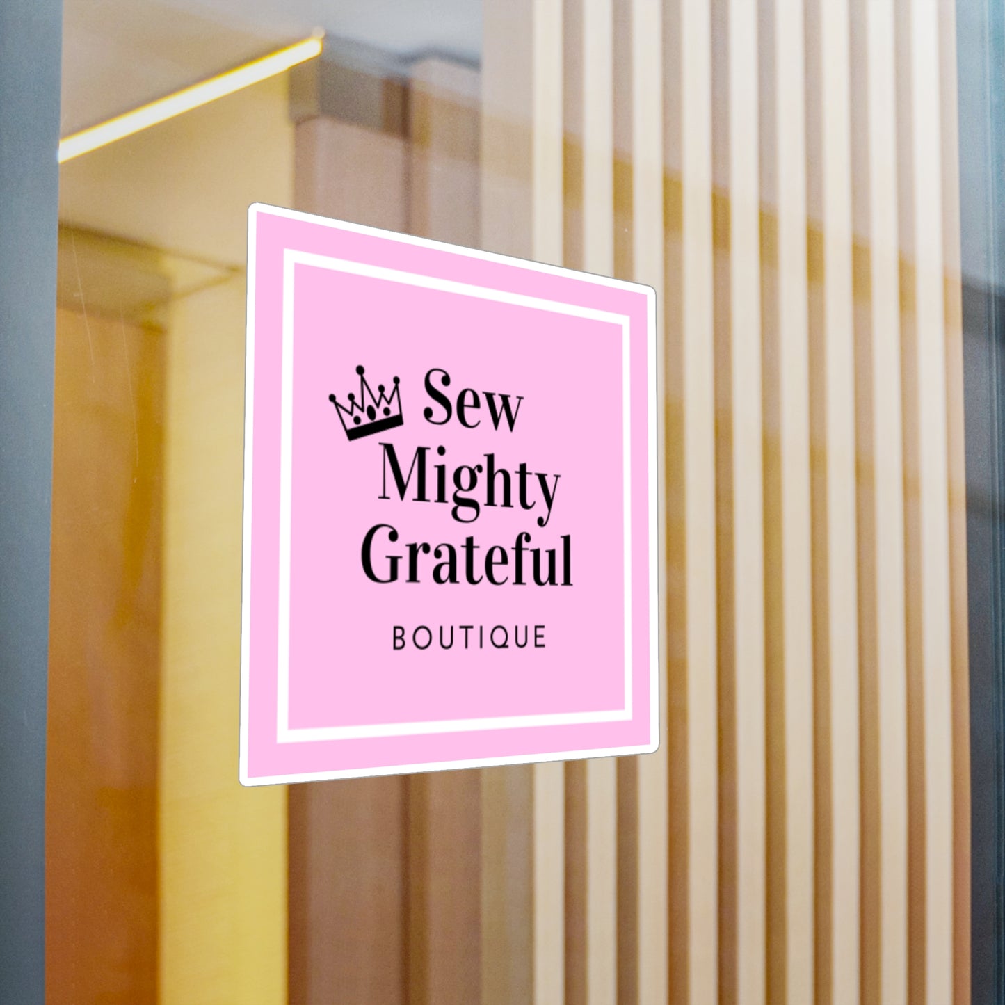 Sew Mighty Grateful Vinyl Decal