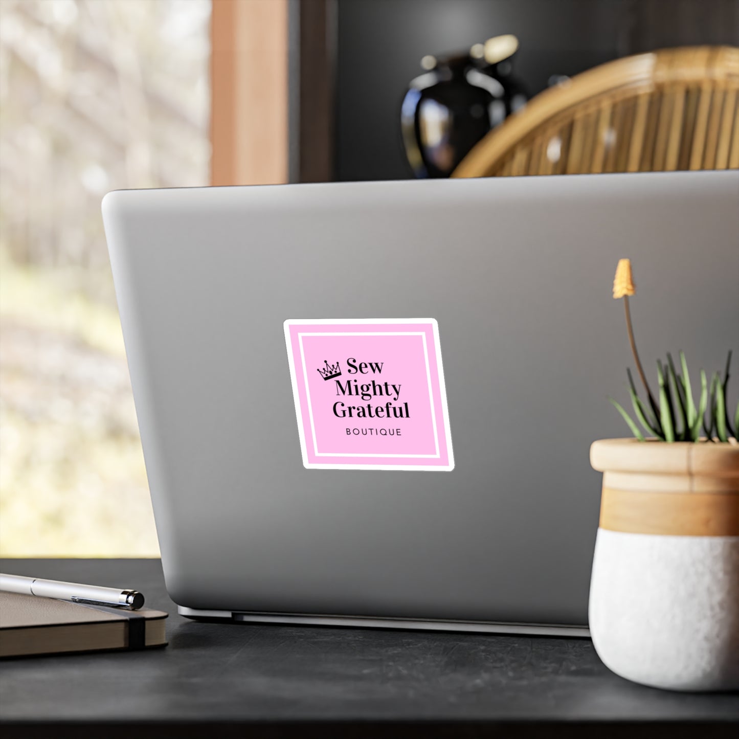 Sew Mighty Grateful Vinyl Decal