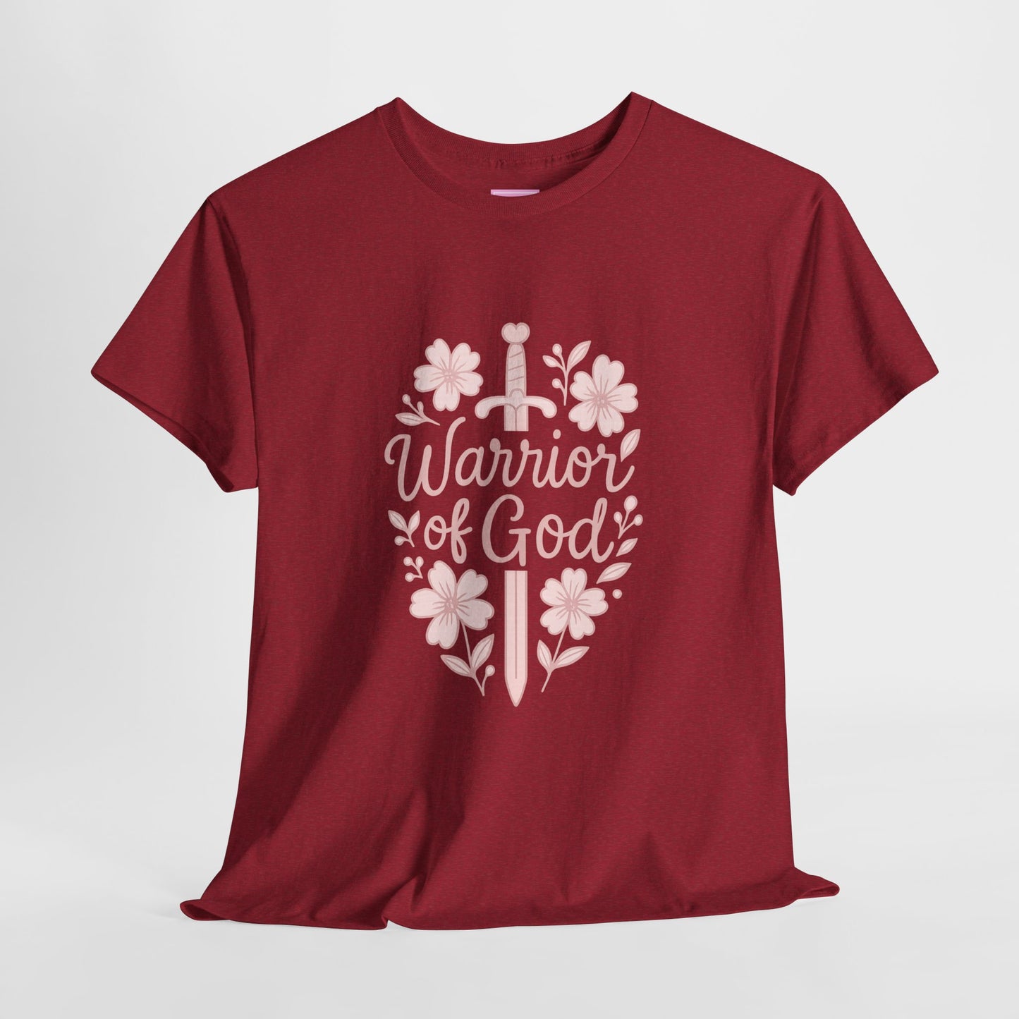 Warrior of God Floral Sword Tee
