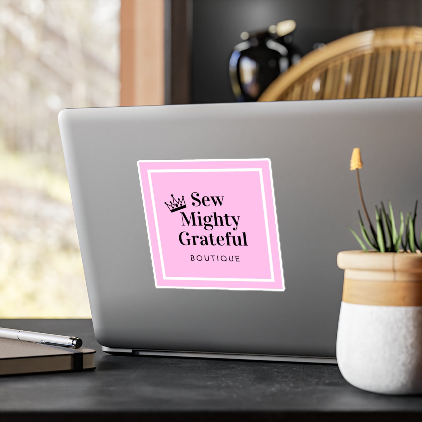 Sew Mighty Grateful Vinyl Decal