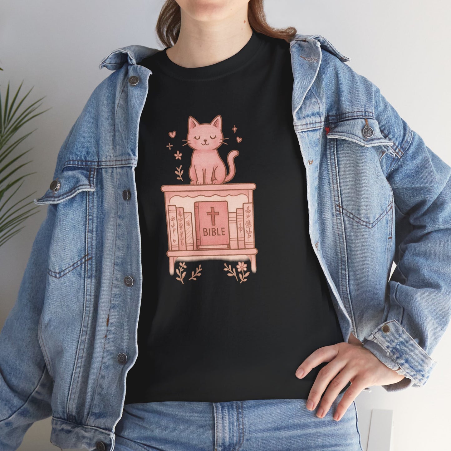 Cute Cat Bible Tee