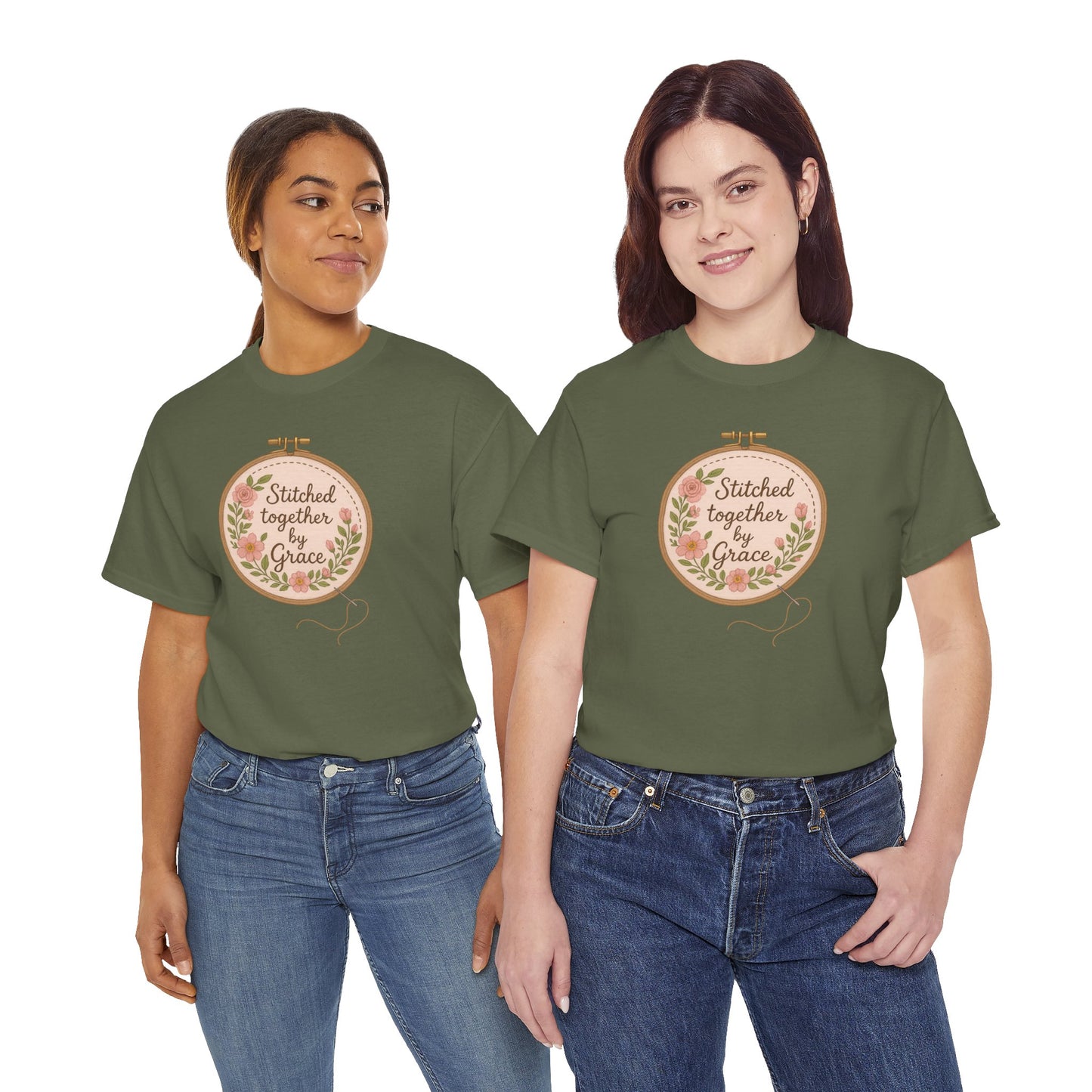 Stitched Together by Grace Floral Tee