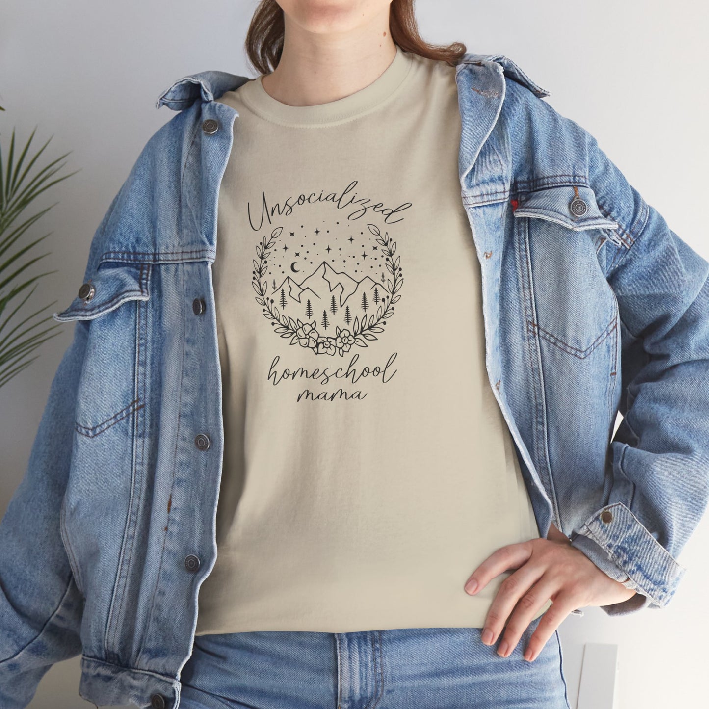 Unsocialized Homeschool Mama Tee