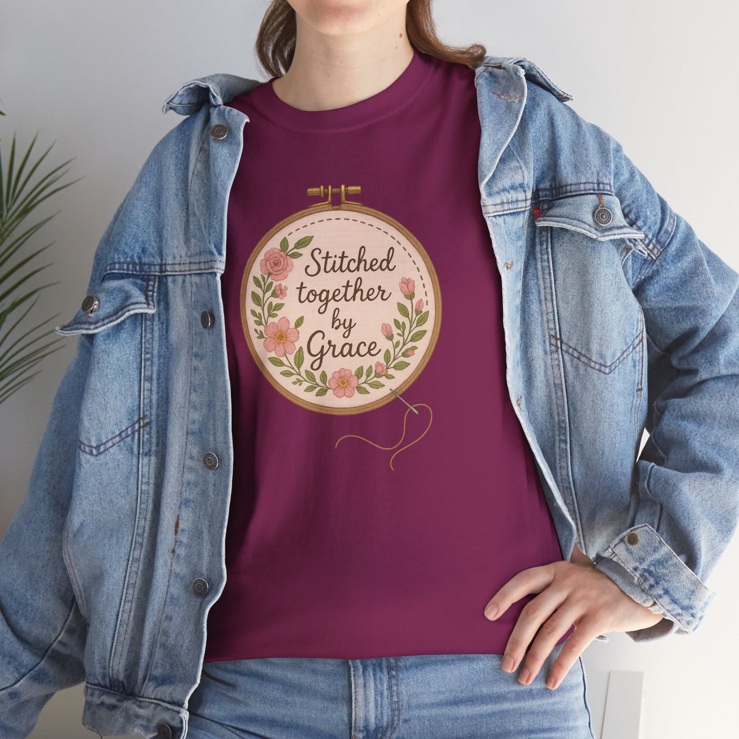 Stitched Together by Grace Floral Tee
