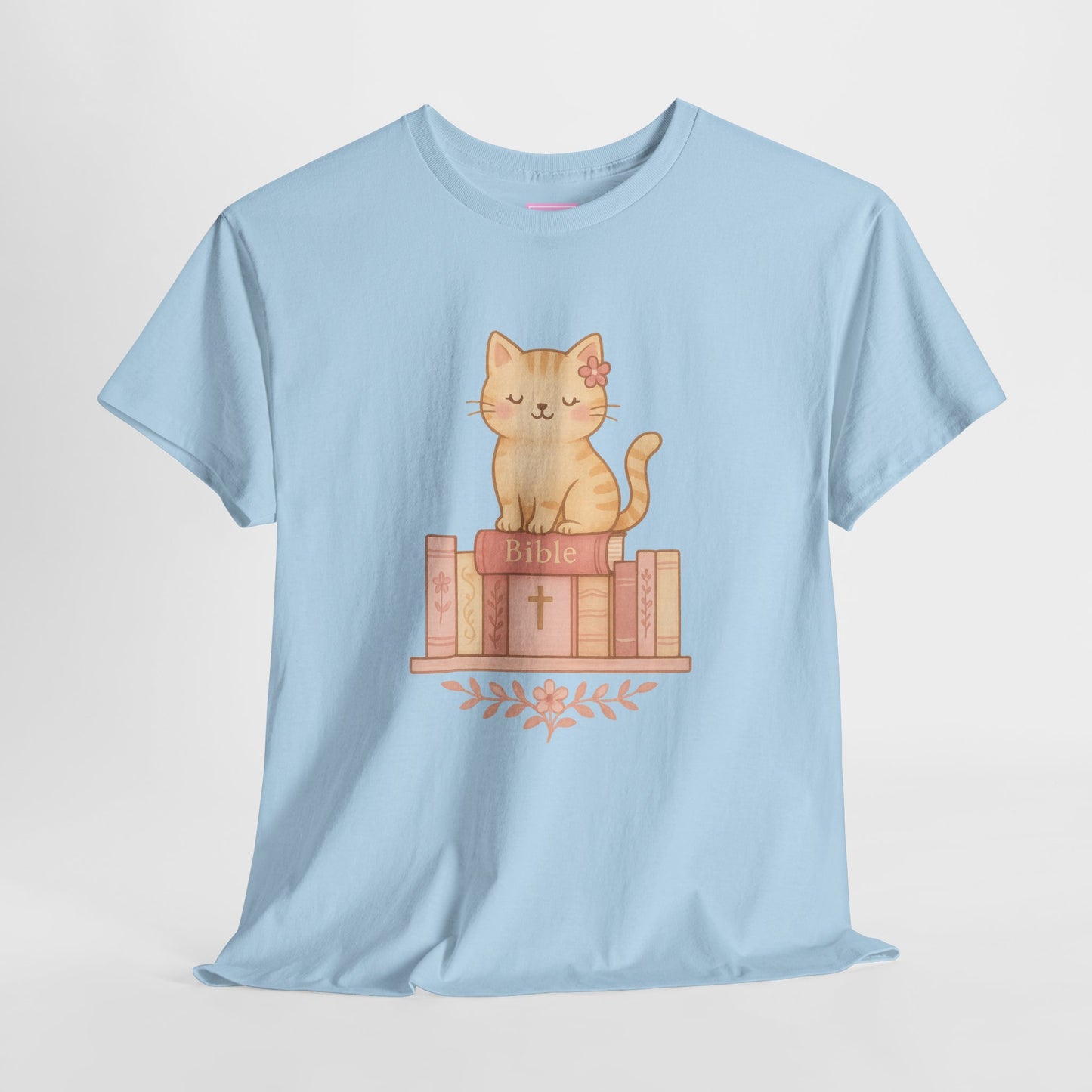 Cute Cat & Bible Lover Tee