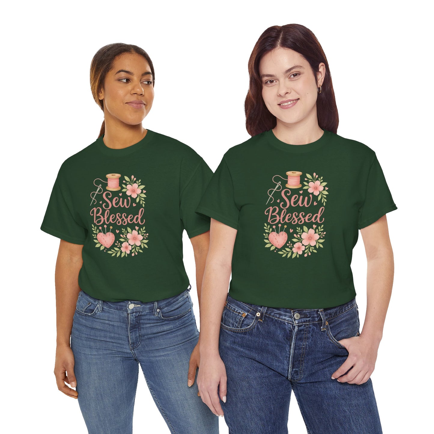 Sew Blessed Floral Tee