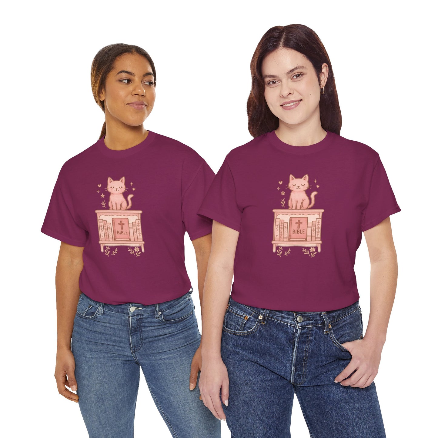 Cute Cat Bible Tee