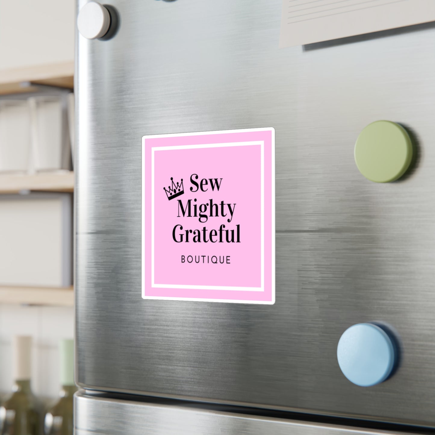 Sew Mighty Grateful Vinyl Decal
