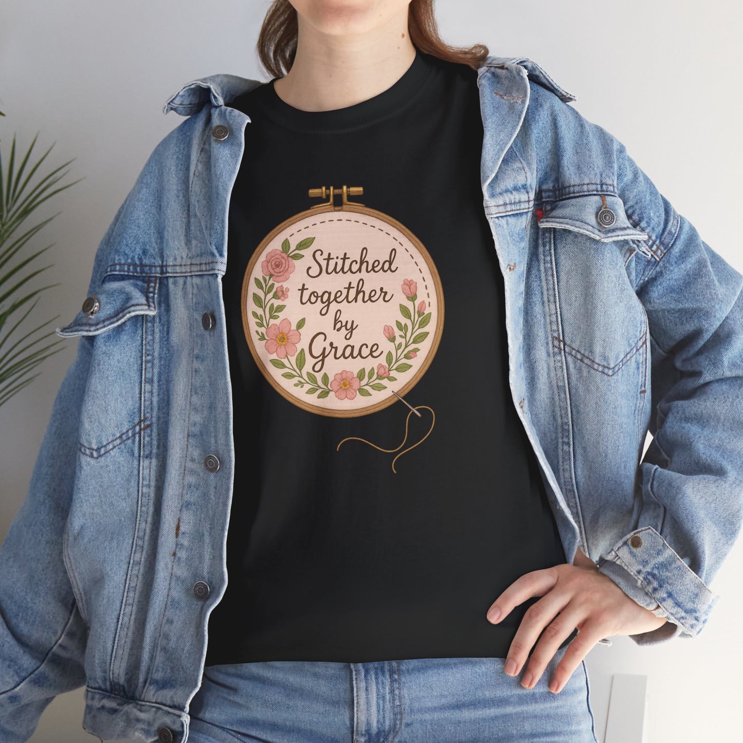 Stitched Together by Grace Floral Tee
