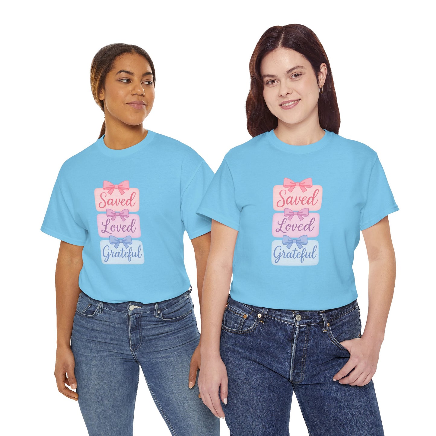 Saved Loved Grateful Tee