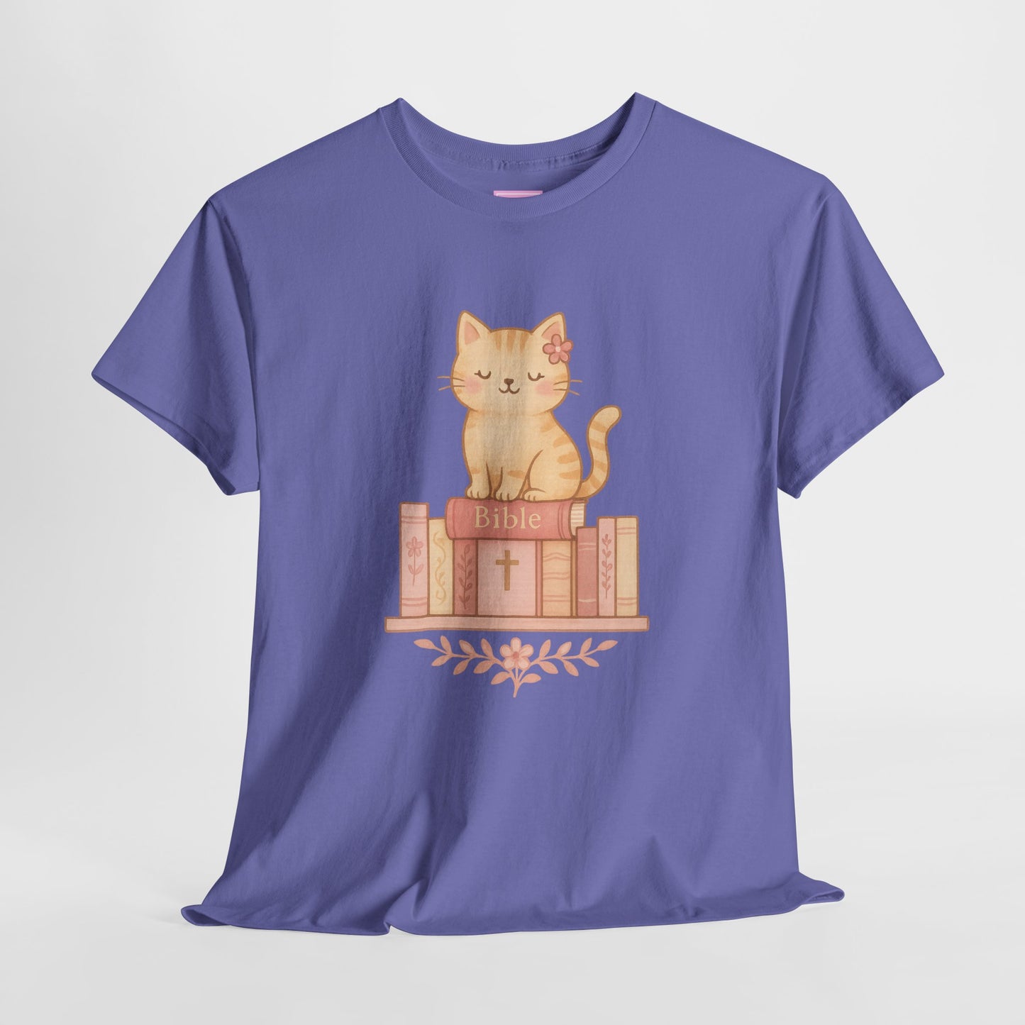 Cute Cat & Bible Lover Tee