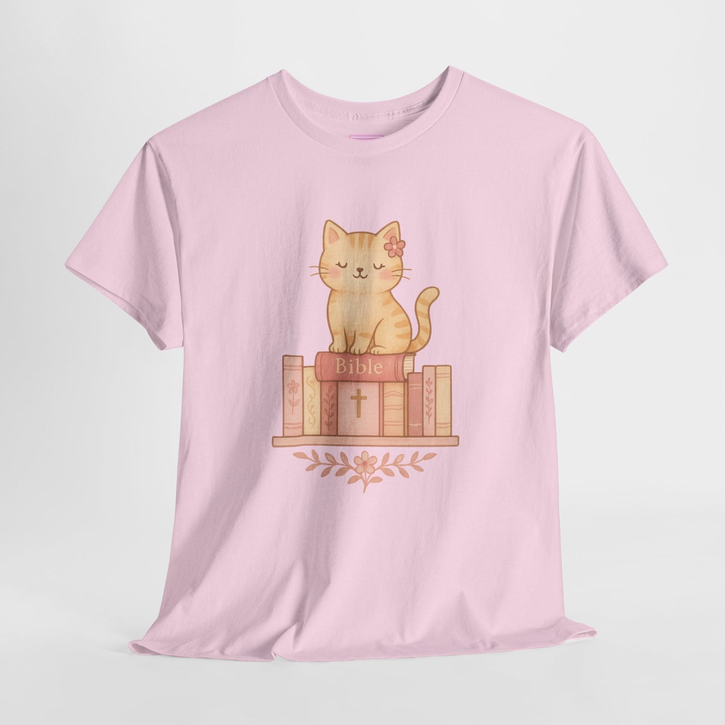 Cute Cat & Bible Lover Tee