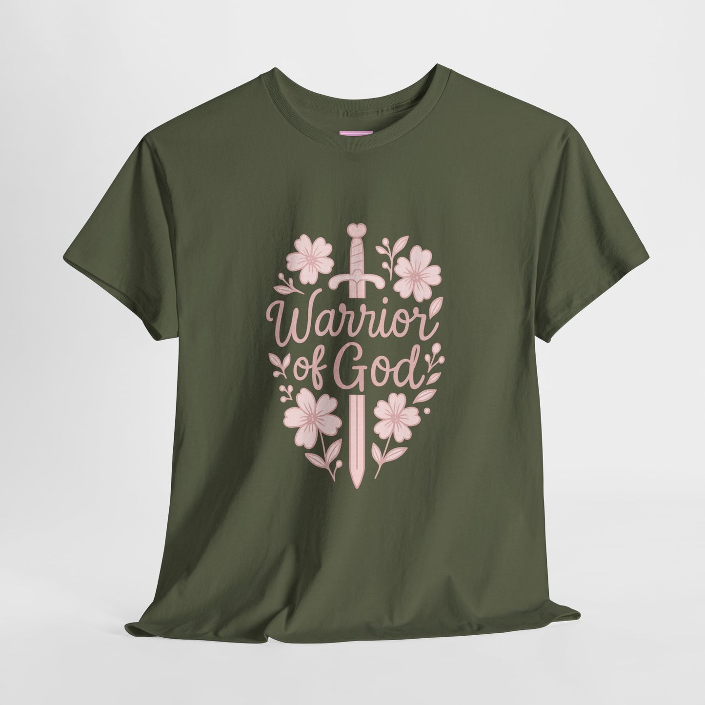 Warrior of God Floral Sword Tee