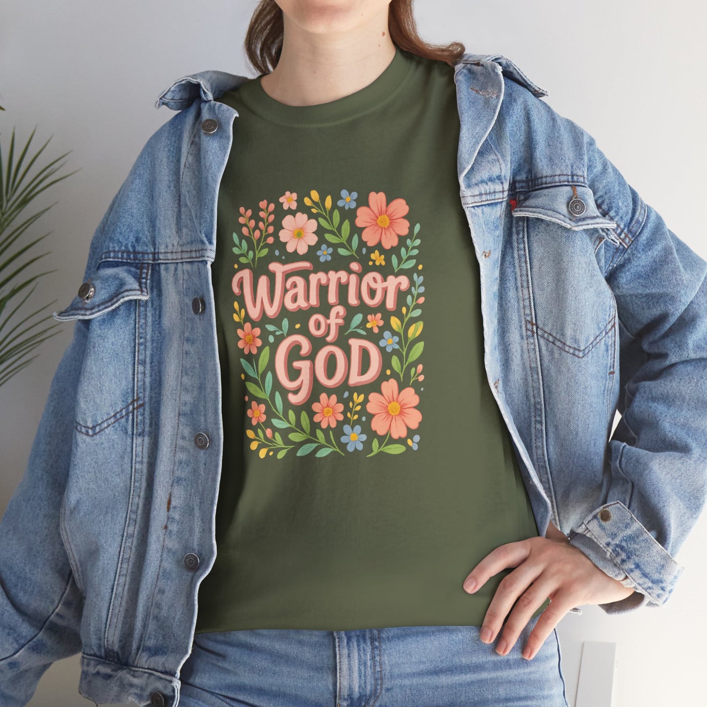 Warrior of God Floral Tee
