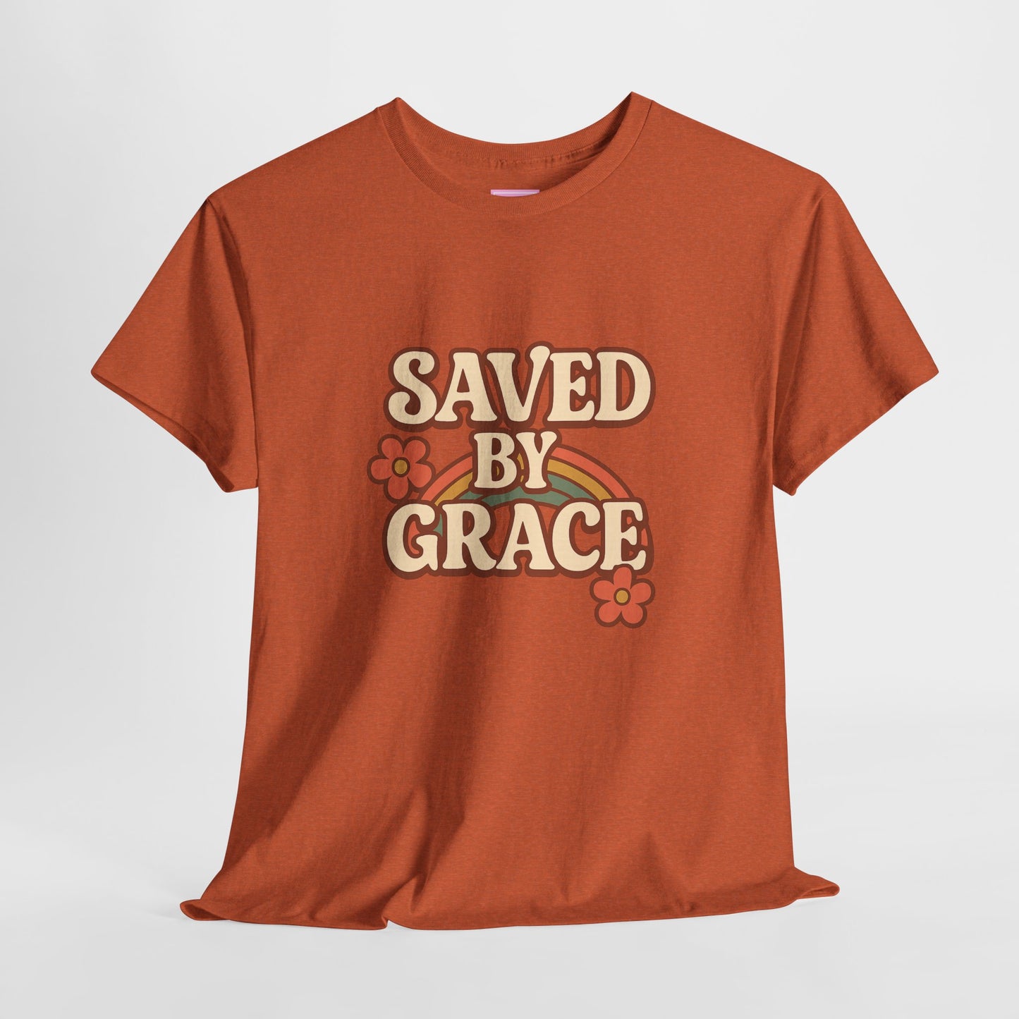 Saved By Grace Vintage Floral Tee