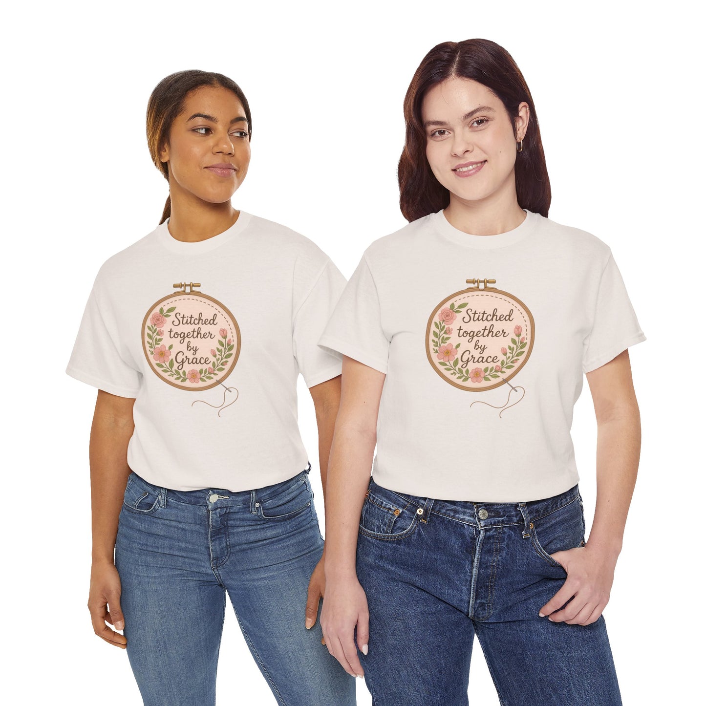 Stitched Together by Grace Floral Tee