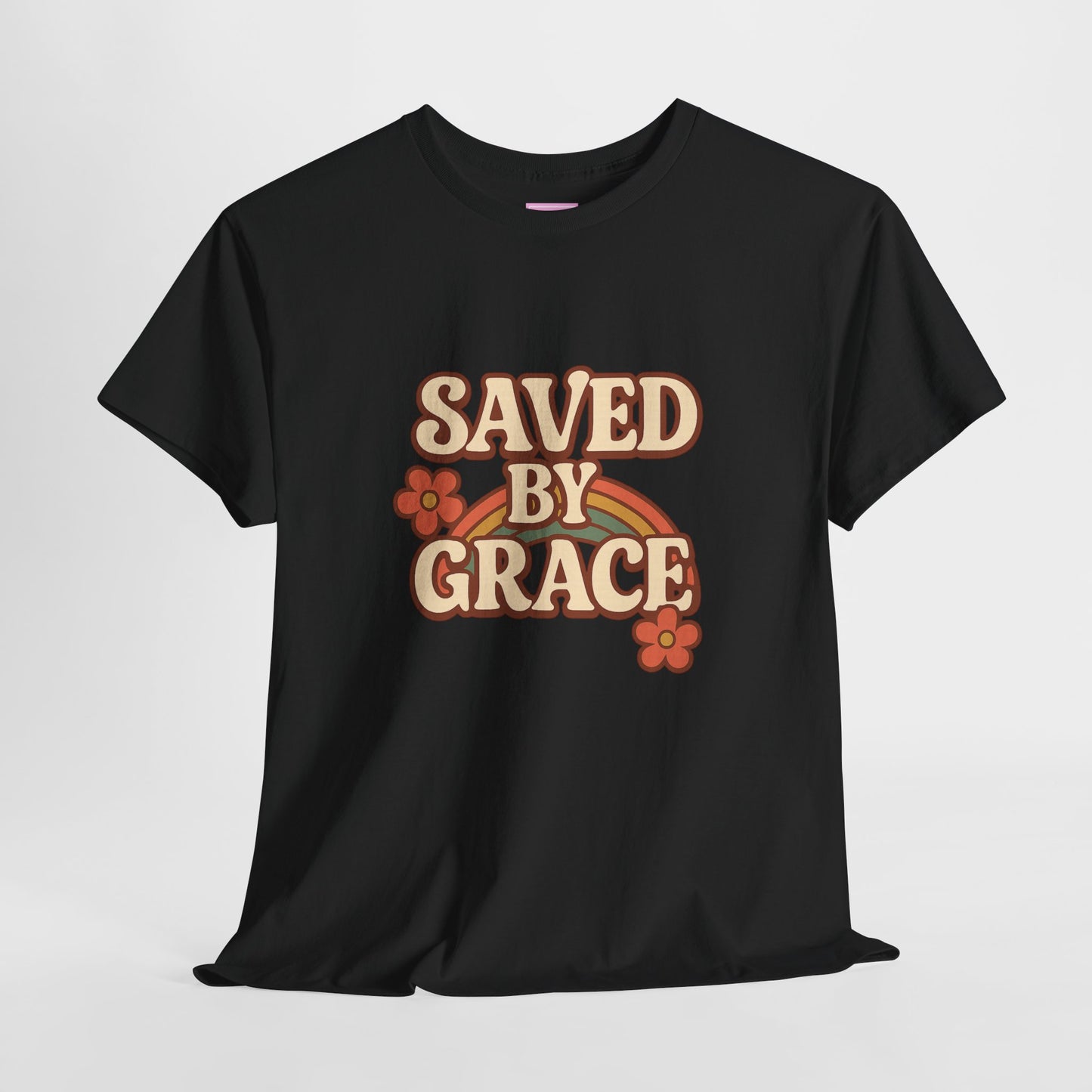 Saved By Grace Vintage Floral Tee