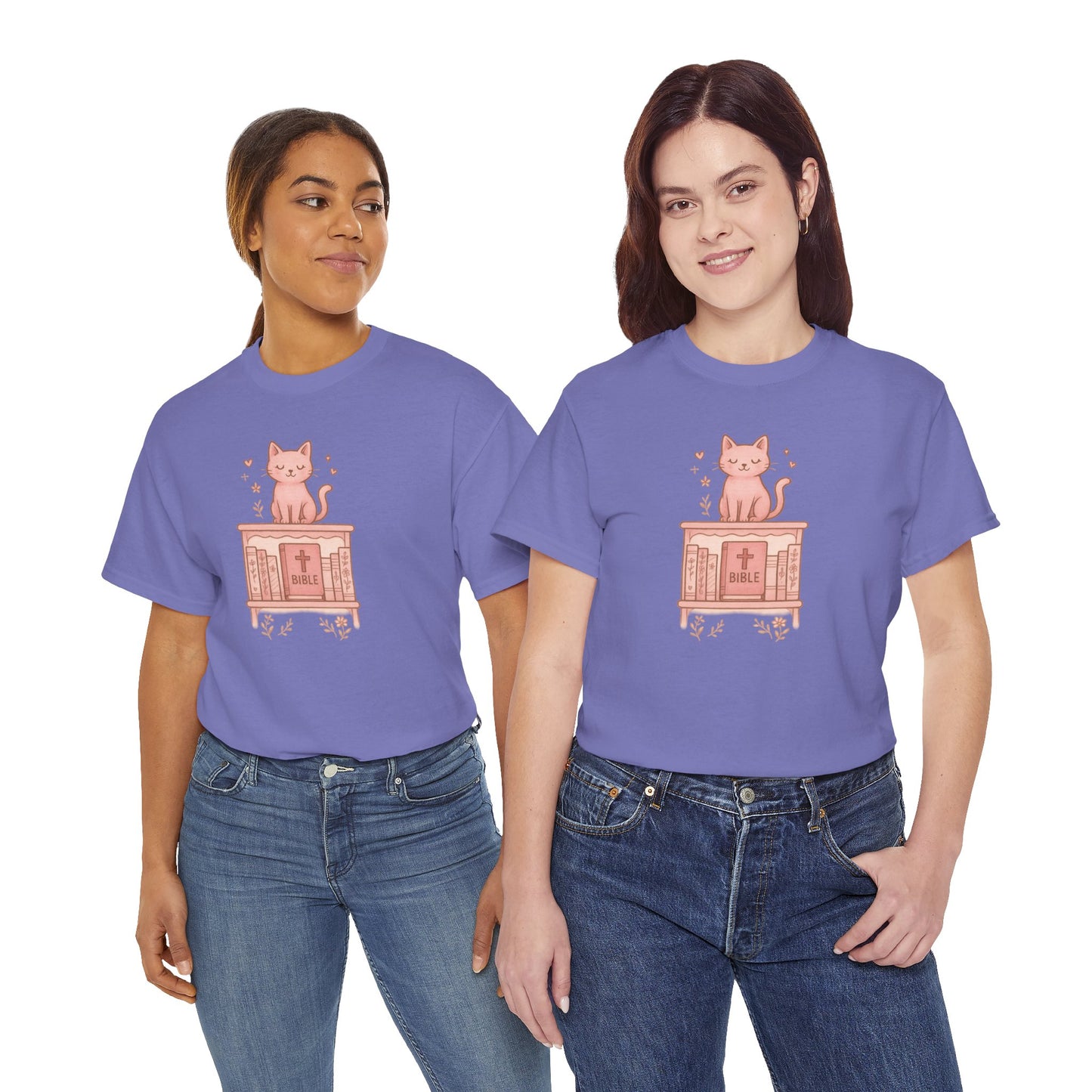 Cute Cat Bible Tee
