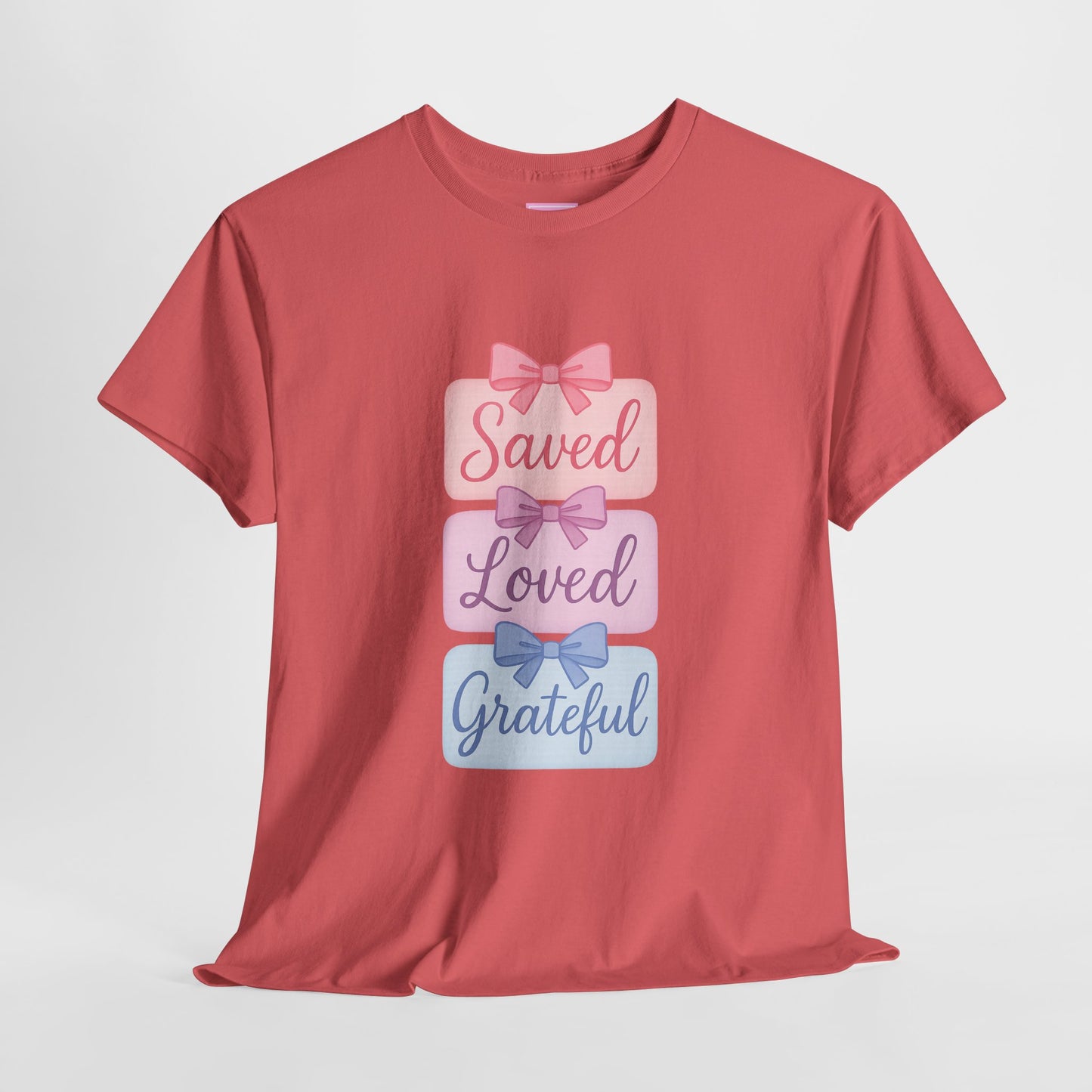 Saved Loved Grateful Tee