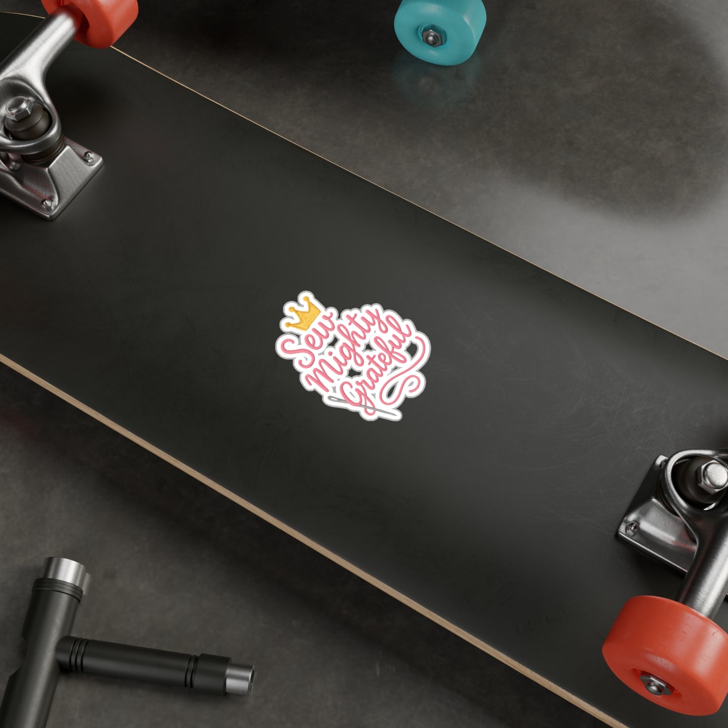 Sew Mighty Grateful 1 Vinyl Decal