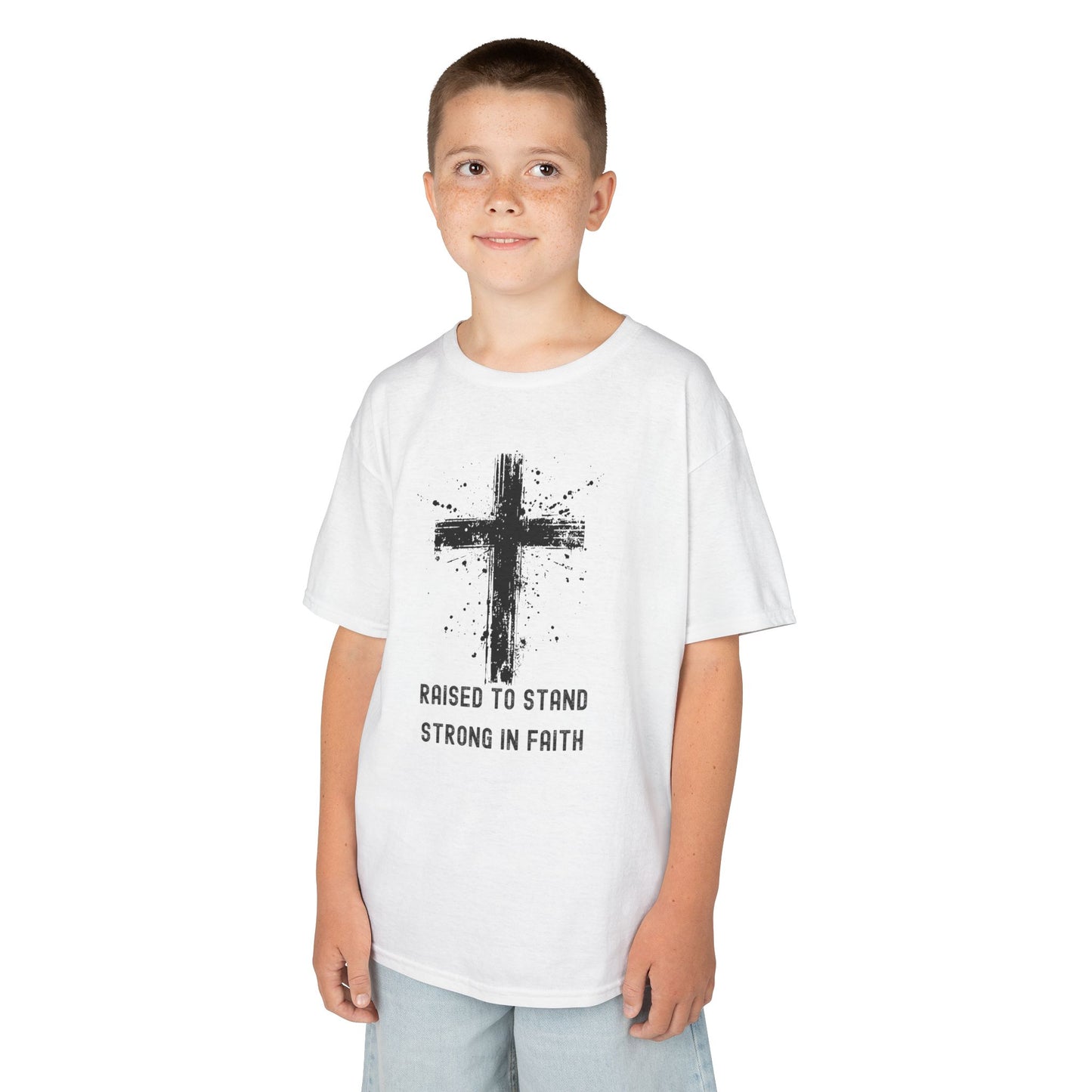 Raised to Stand Strong in Faith Tee