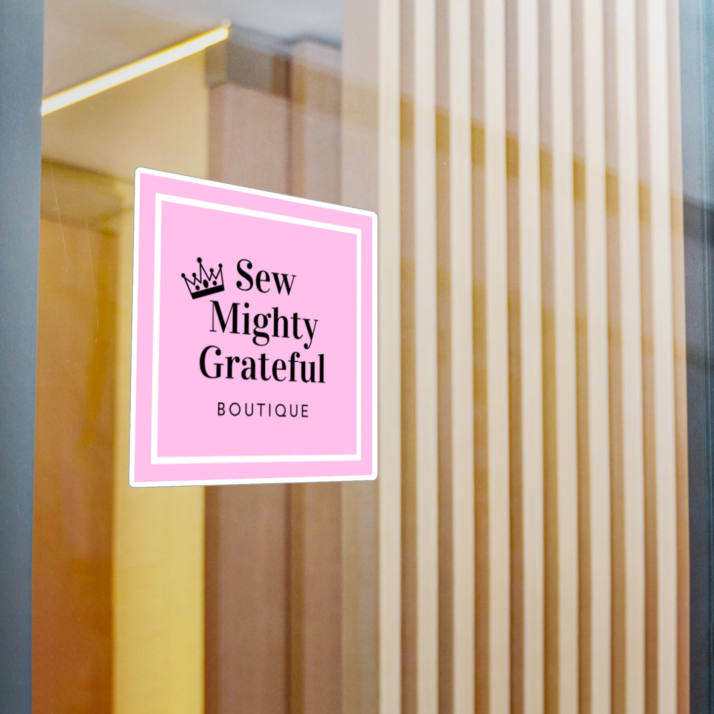 Sew Mighty Grateful Vinyl Decal
