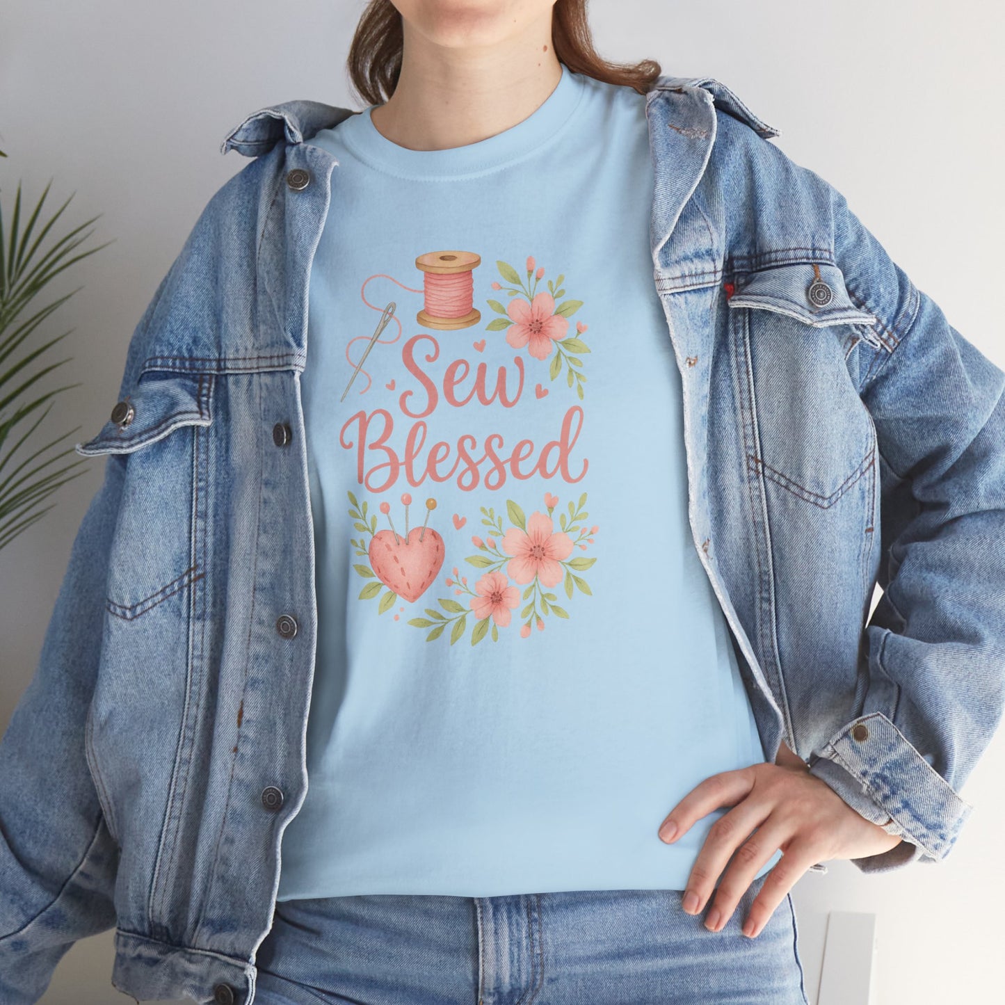 Sew Blessed Floral Tee