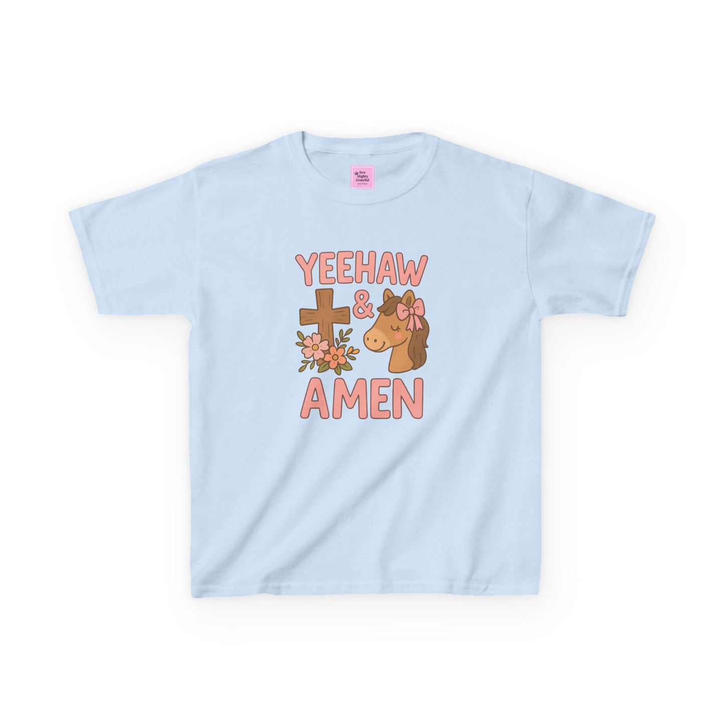 Yeehaw & Amen Kids Tee