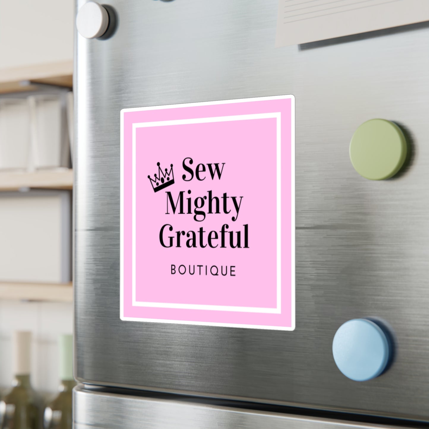 Sew Mighty Grateful Vinyl Decal