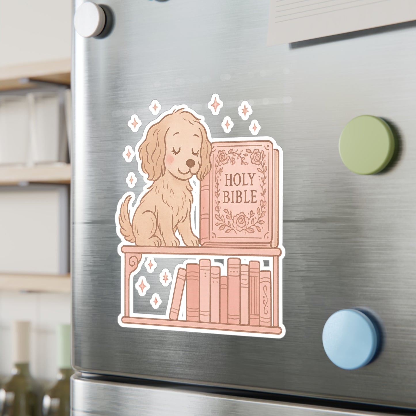 Faithful Pup Bible Vinyl Decal