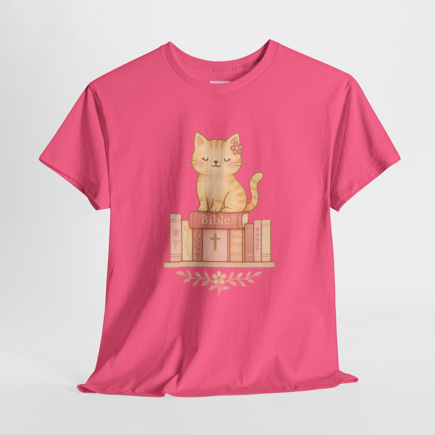 Cute Cat & Bible Lover Tee