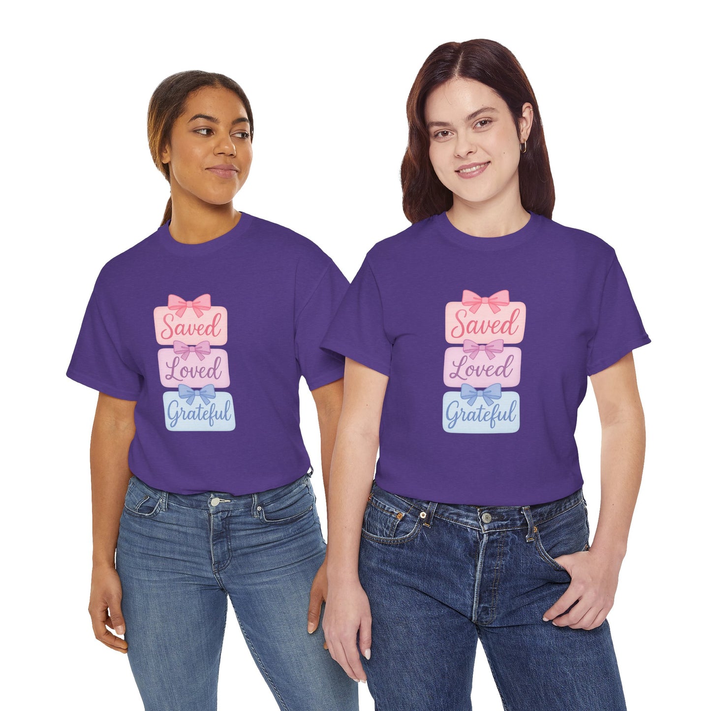 Saved Loved Grateful Tee