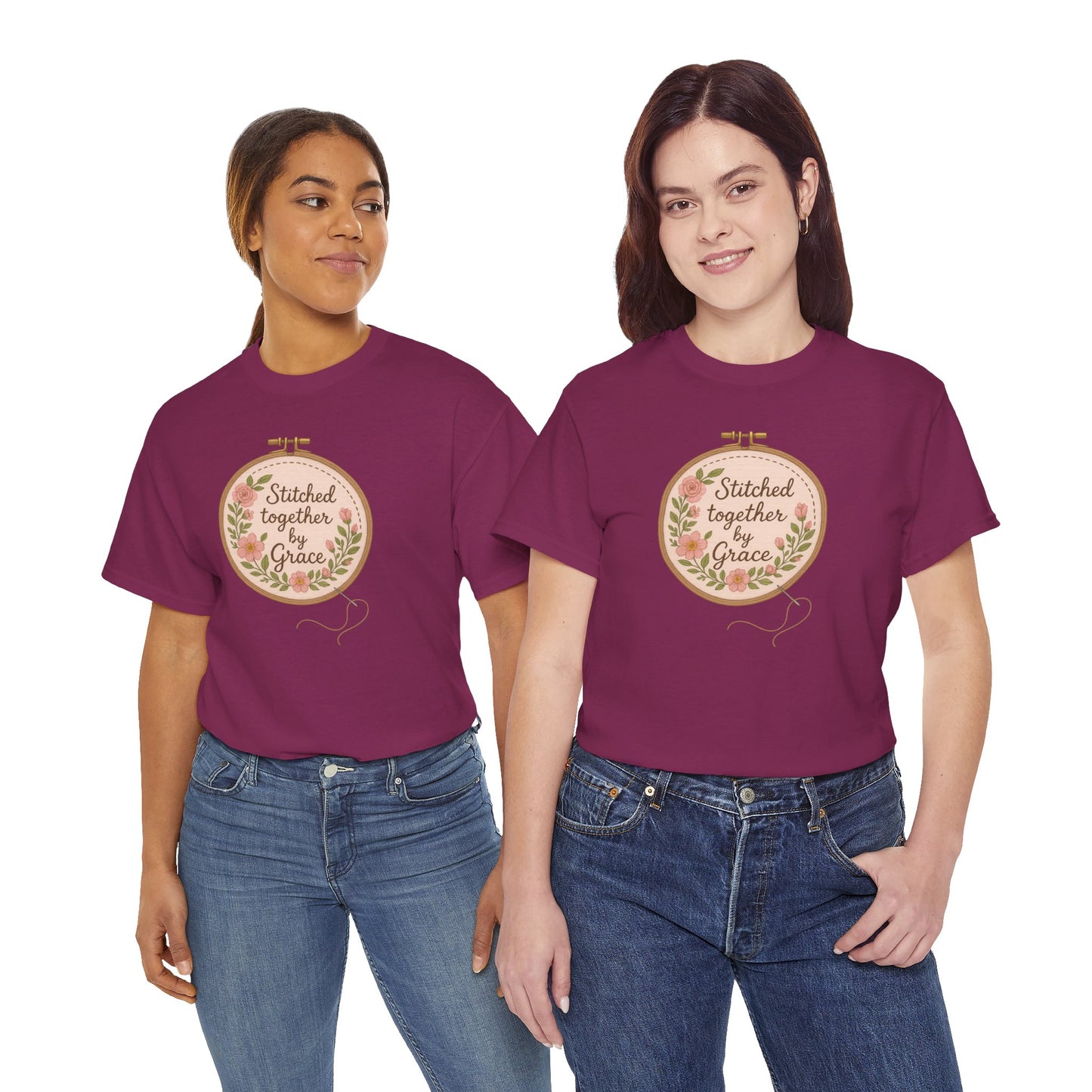 Stitched Together by Grace Floral Tee