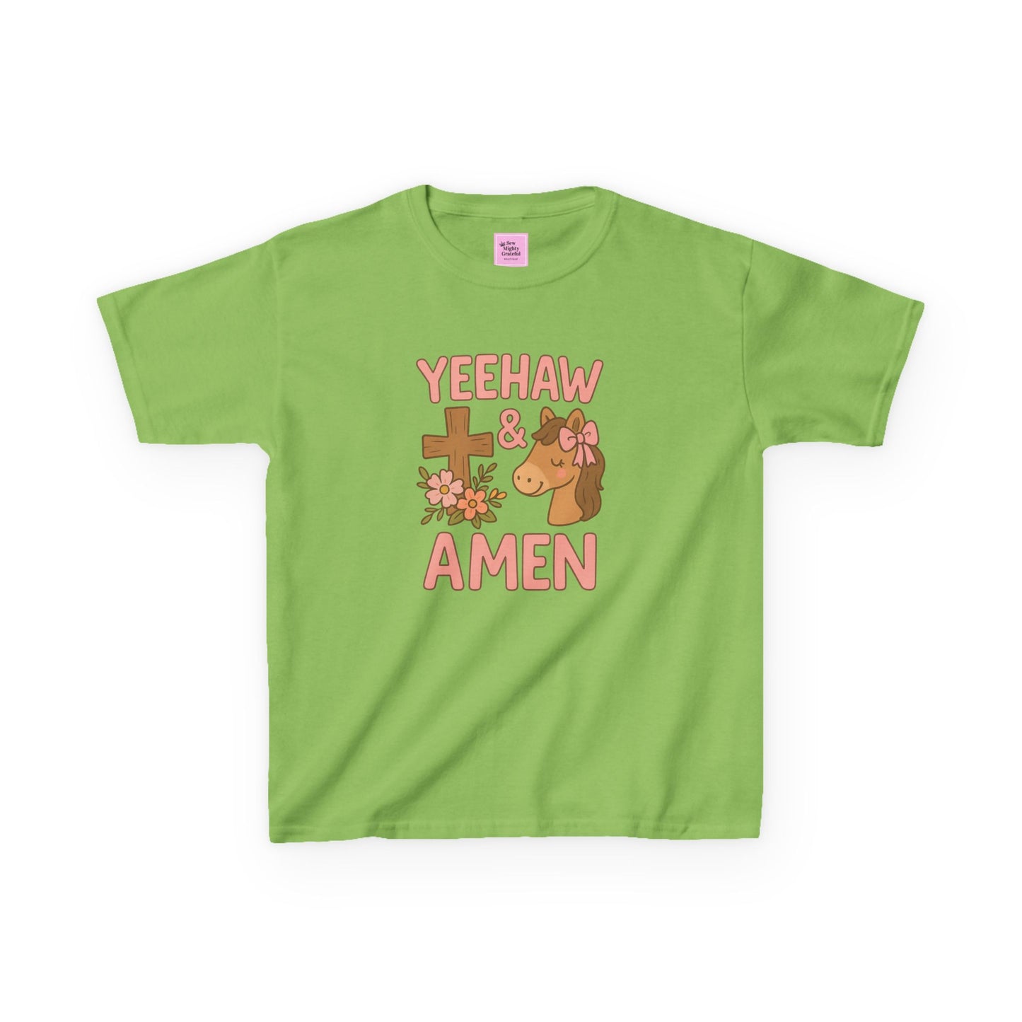 Yeehaw & Amen Kids Tee
