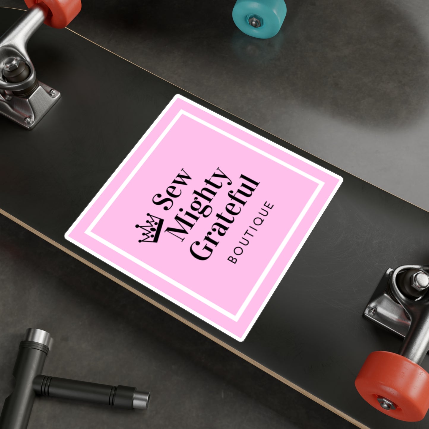 Sew Mighty Grateful Vinyl Decal