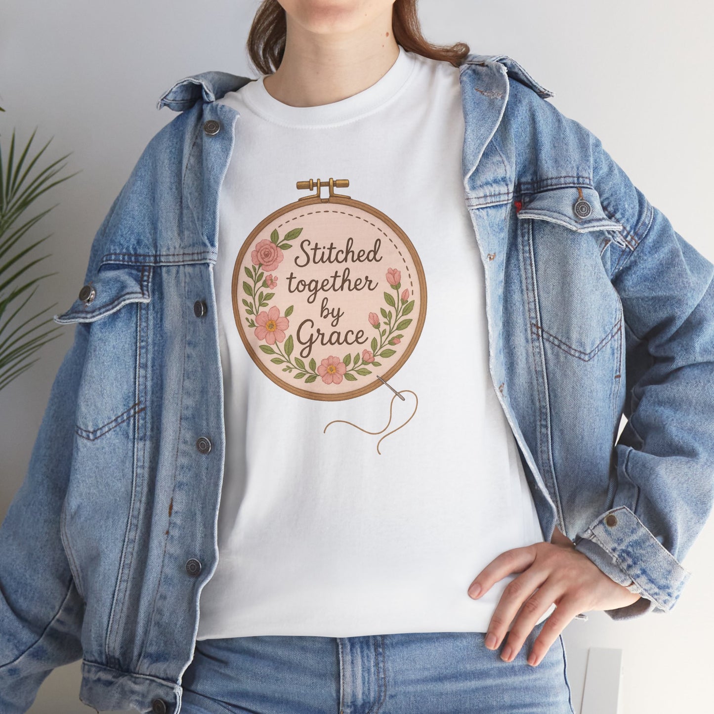 Stitched Together by Grace Floral Tee