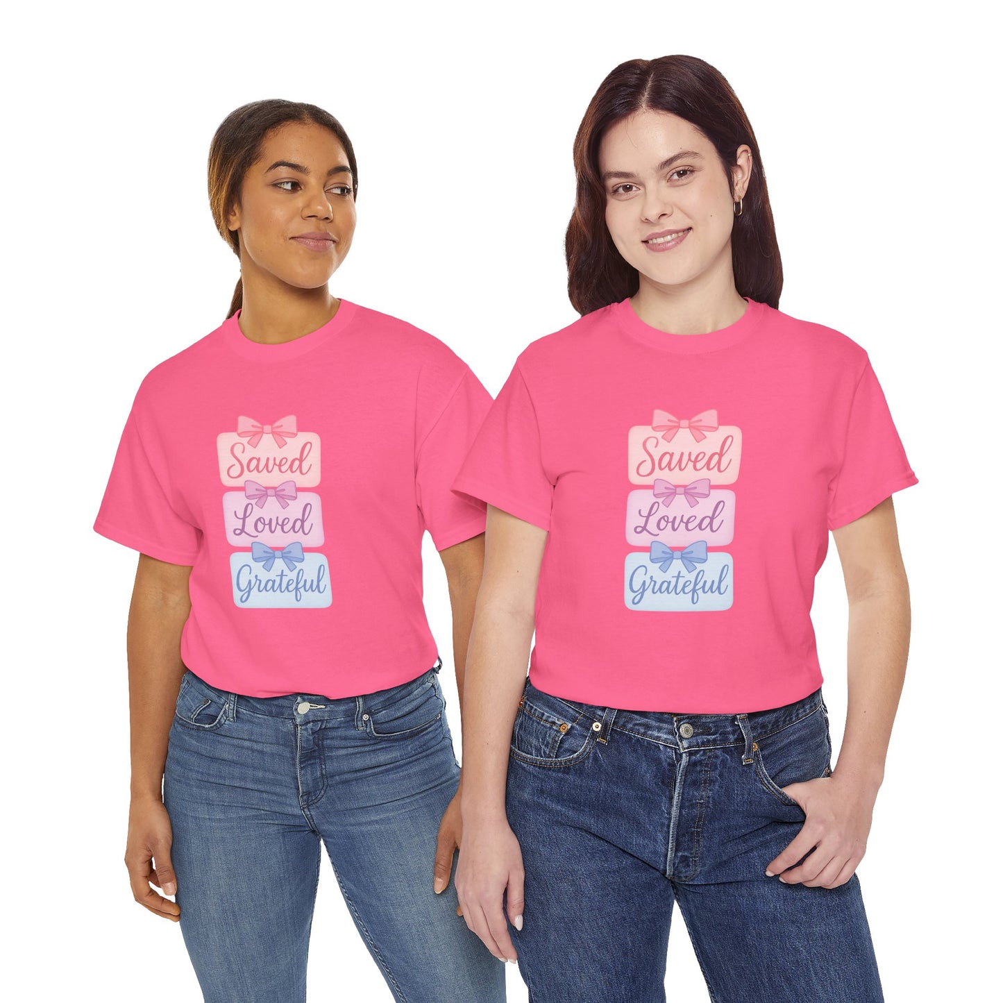 Saved Loved Grateful Tee