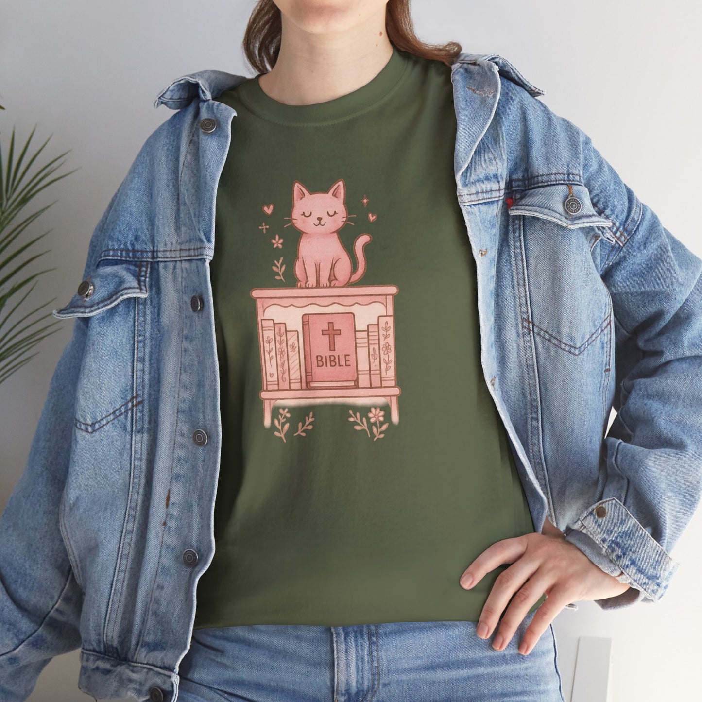 Cute Cat Bible Tee