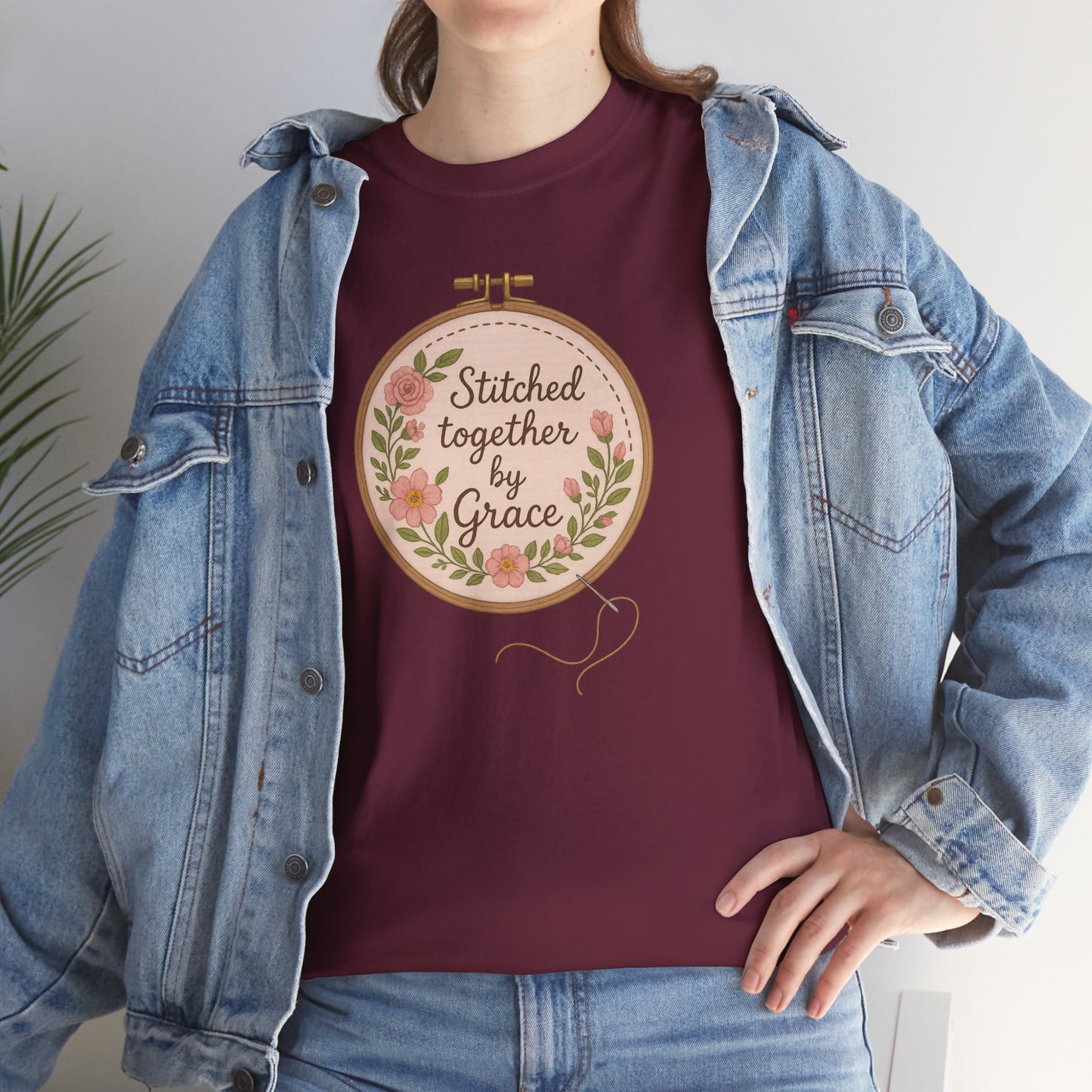 Stitched Together by Grace Floral Tee