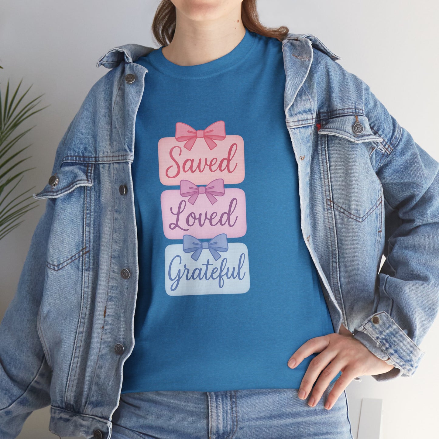 Saved Loved Grateful Tee