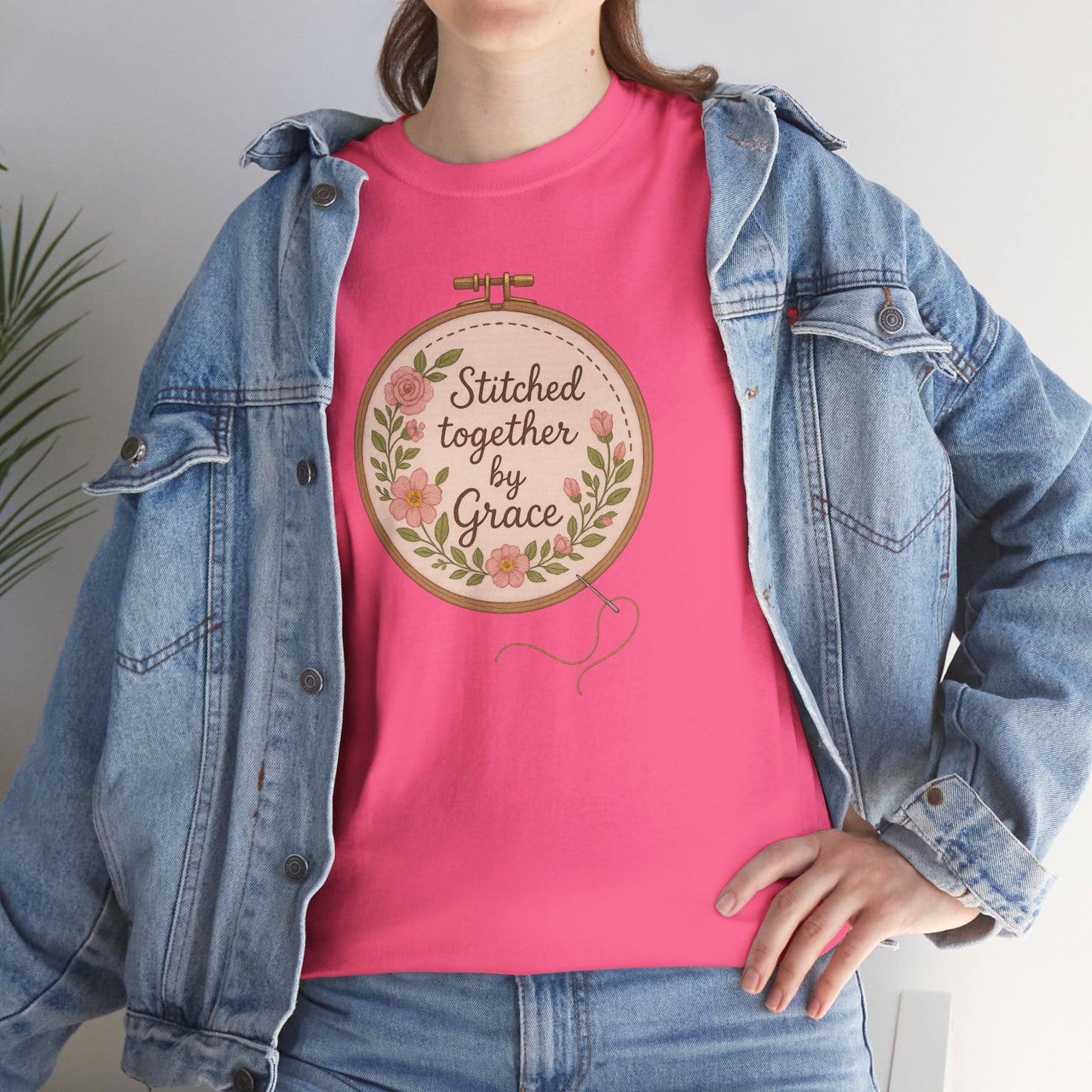 Stitched Together by Grace Floral Tee