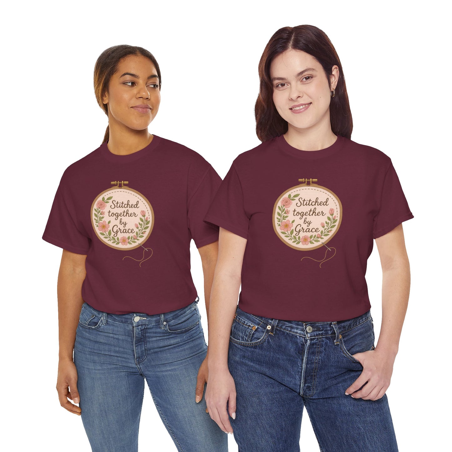 Stitched Together by Grace Floral Tee