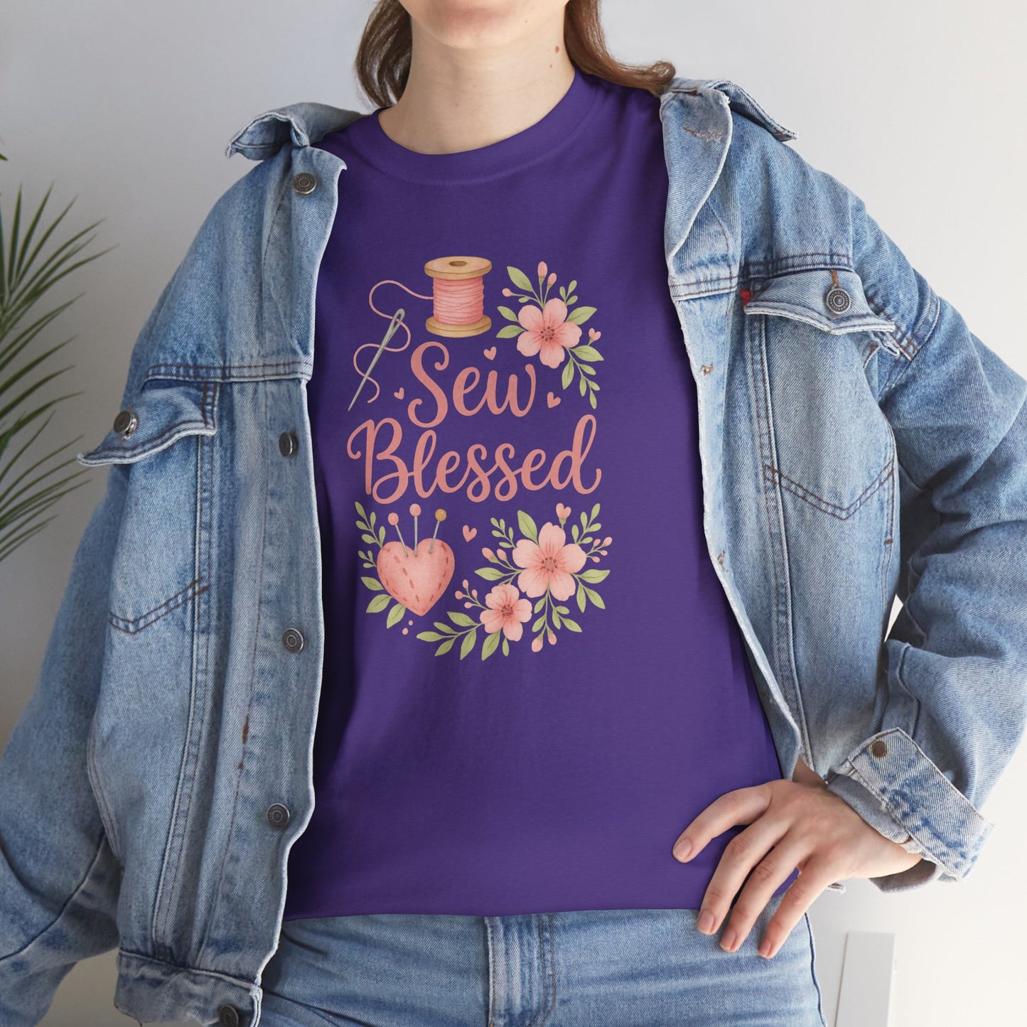 Sew Blessed Floral Tee